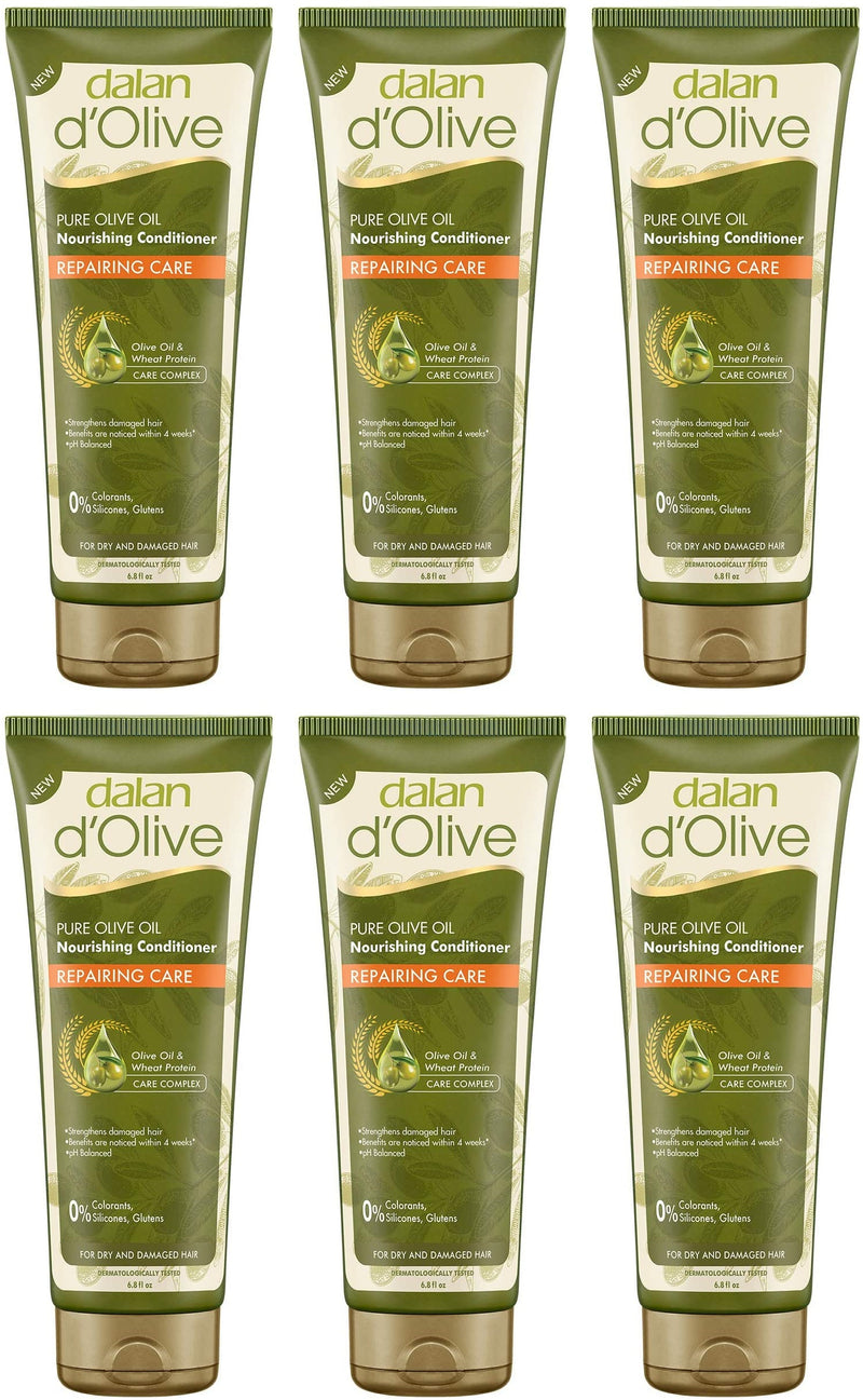 Olive Oil Repairing Care Conditioner. Nourishing Conditioner. (Pack of 6)(200ml)
