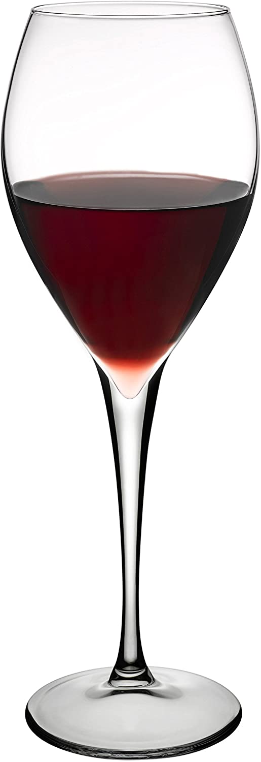 Red Wine Glasses. Large Wine Glass Set. Wine Goblet. (Pack of 6) (445 cc/ml)