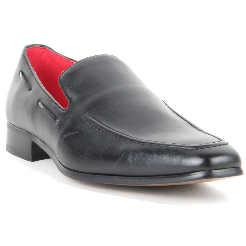 Heavy Stitched Loafer - Runu (Matte Black)