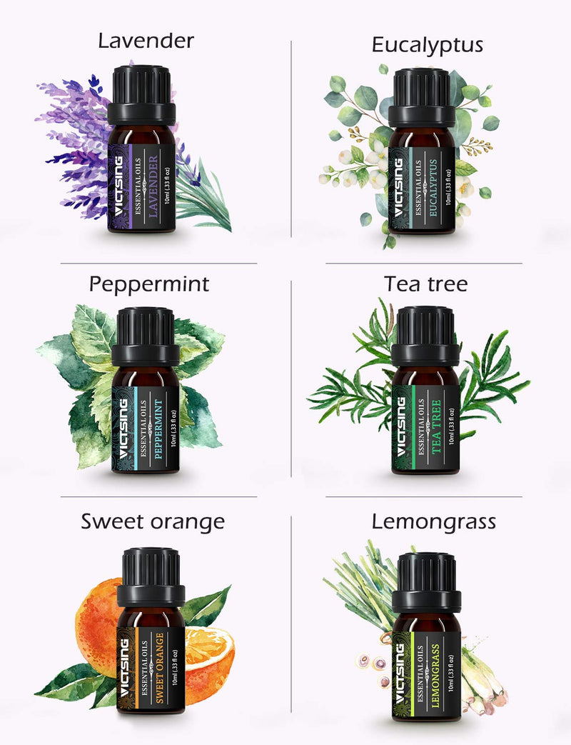 Essential Oils Set. Aromatherapy Essential Oil For Diffuser. Gift Set. (20x10ml)
