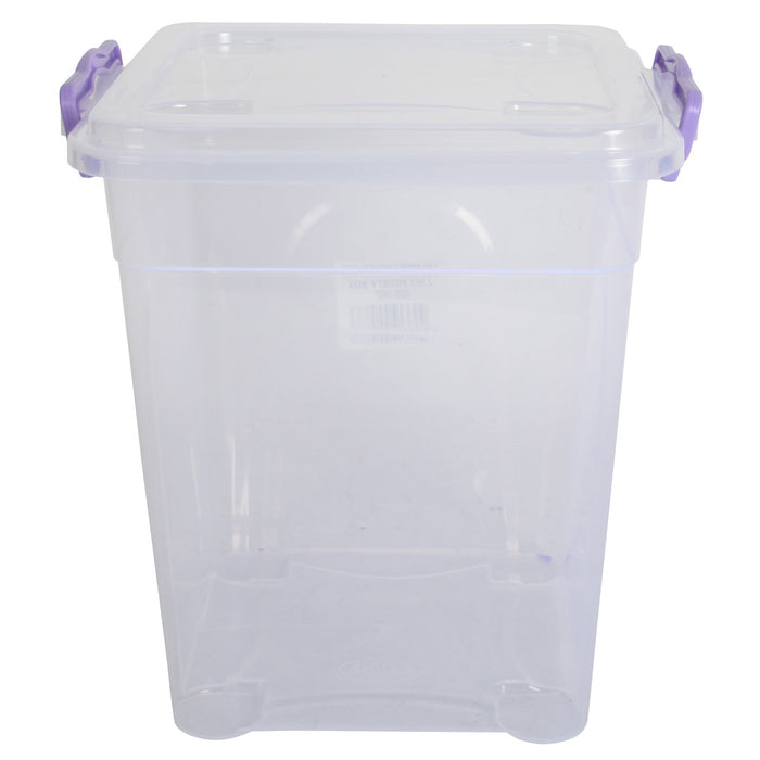 5x Plastic Storage Box With Lid - 7L
