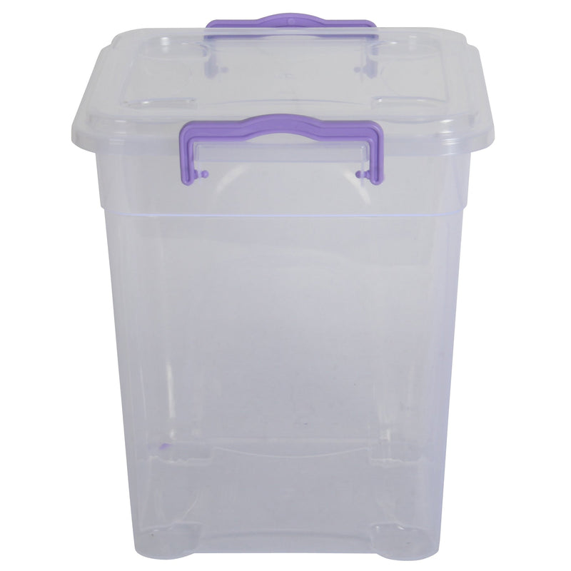 5x Plastic Storage Box With Lid - 7L