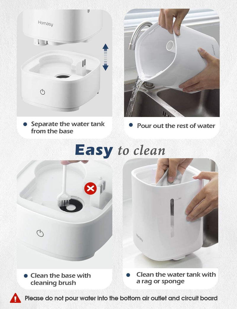Ultrasonic Cool Mist Humidifier 4.5 L. Fresh Air Humidifiers. 28dB Quiet.