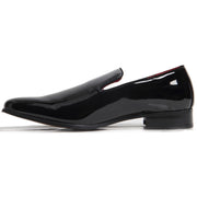 Fashion Loafer Wedding Party Shoes - Justin (Patent Black).