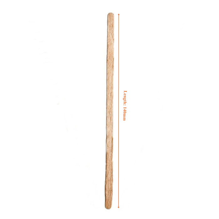 Dispo Biodegradable Disposable Wooden Stirrer.(5.5 inch / 140 mm) (Box of 10000)