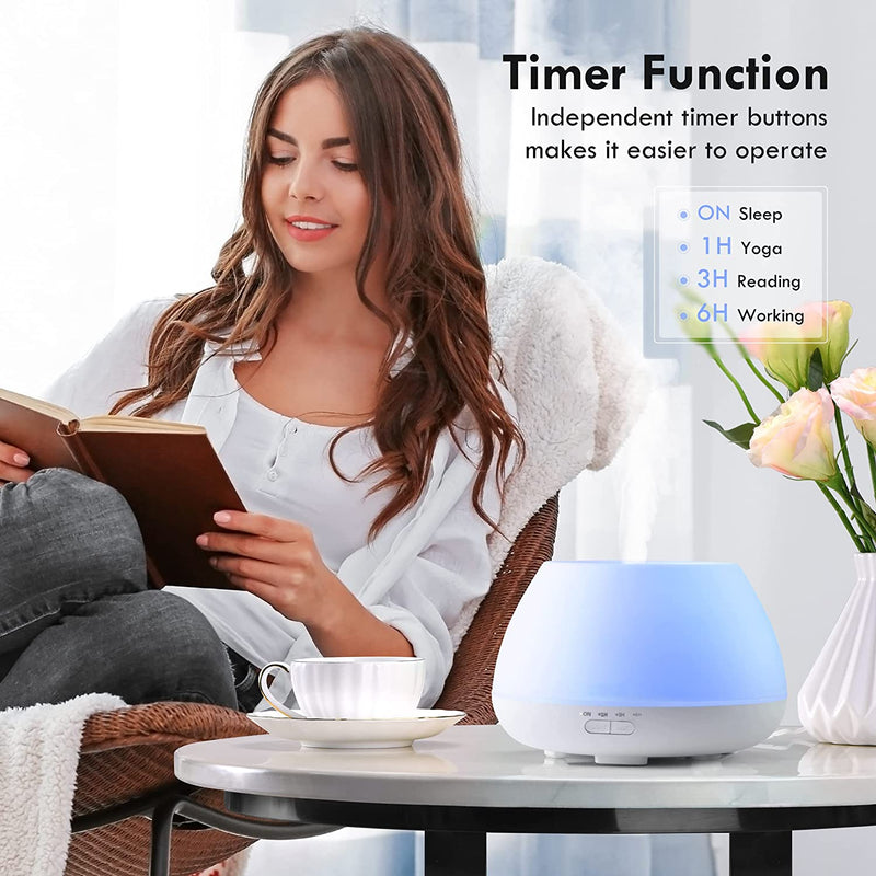 Essential Oils Diffuser. Oil Diffusers with 6 Pure Oils. Aromatherapy Diffuser.