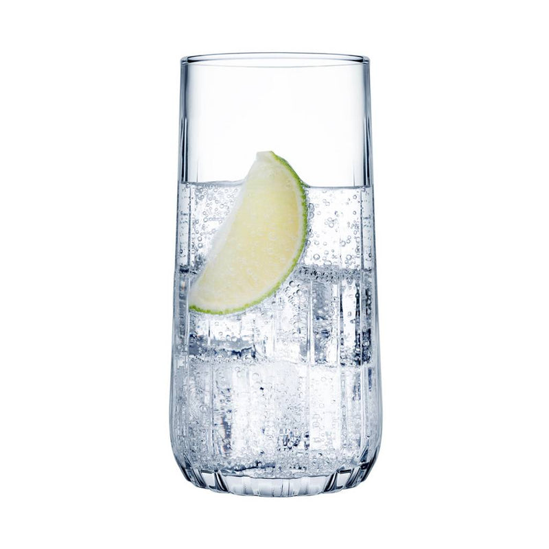 Highball Glass Set. Cocktail / Juice / Water Glasses. (Pack of 6) (360 cc/ml)