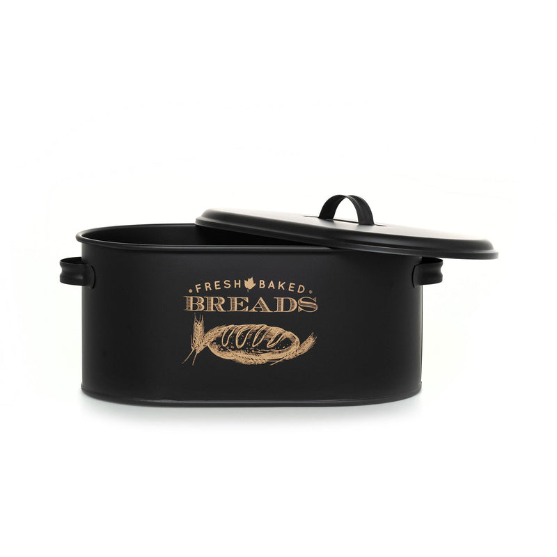 Kitchen Bread Bin Box. Metal Kitchen Storage Container with Lid.