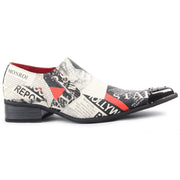 Marilyn Monroe Print Slip On Metal Cap Toe - Retro.