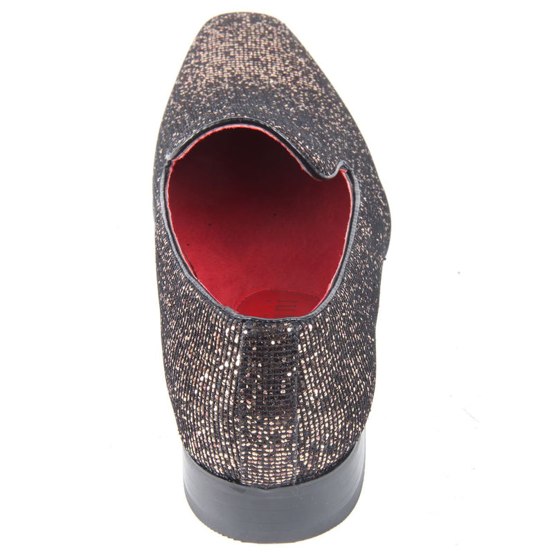 Glitter Sequin Diamond Loafers - East End (Bronze)