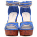 High Heel Platform Sandals - H20231 (Blue).