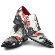 Marilyn Monroe Print Slip On Metal Cap Toe - Retro.