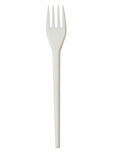 Go-Pak Edenware Plastic White Disposable Fork. (Box of 1000) ( 165 mm )