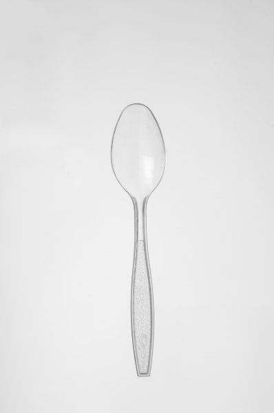 Go-Pak Edenware Heavy Weight Plastic Clear Disposable Dessert Spoon (1000pcs).