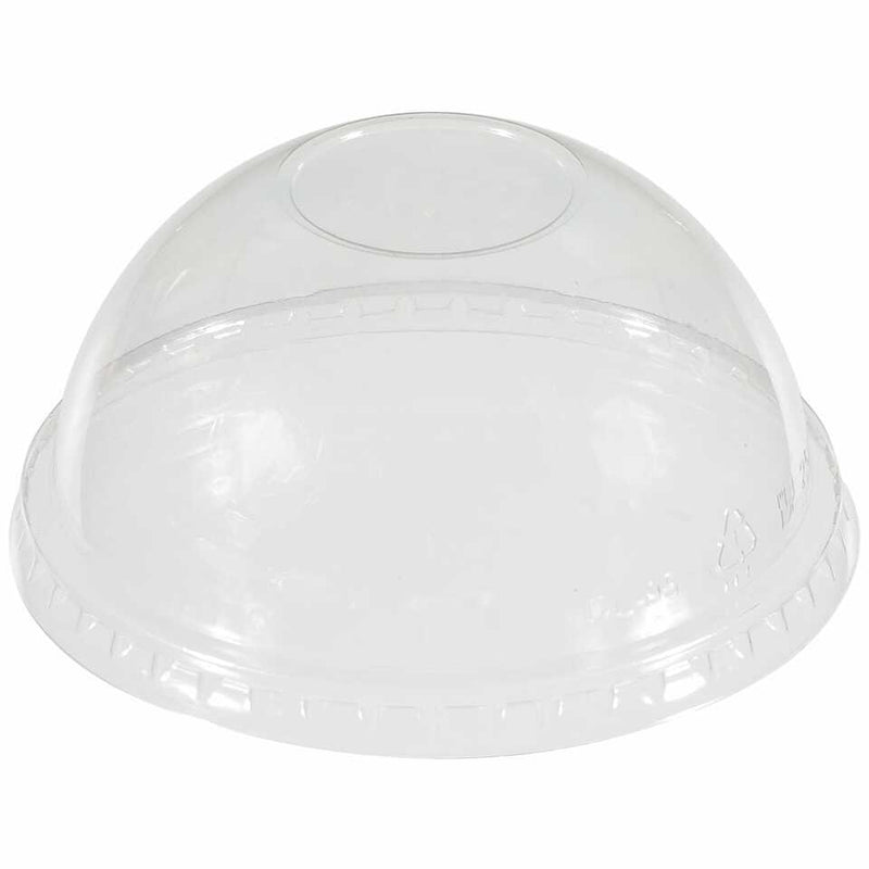 Go-Pak Smoothie Cup Domed Lid. No Hole. (16 / 20 / 24 oz) (100 mm) (Box of 1000)