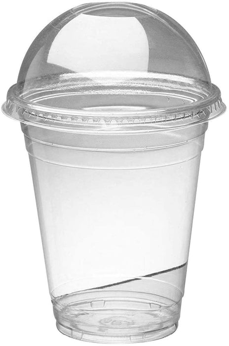 Go-Pak Smoothie Cup Domed Lid with Hole. (12 oz) (95 mm) (Box of 1000)