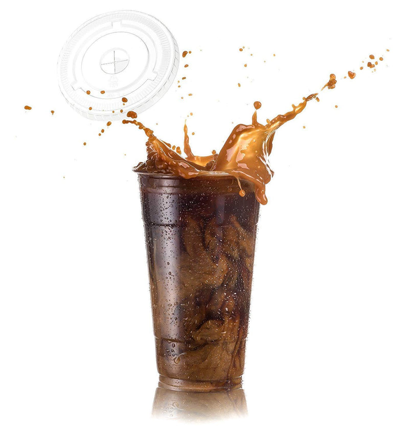 Go-Pak Plastic Cold Smoothie Beverage Clear Cups. (16oz) (Box of 1000)