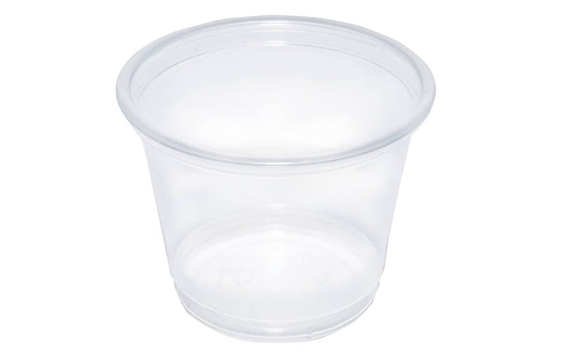 Go-Pak 1 oz. (28 ml.) Clear Pet Portion Cup. (Box of 5000)