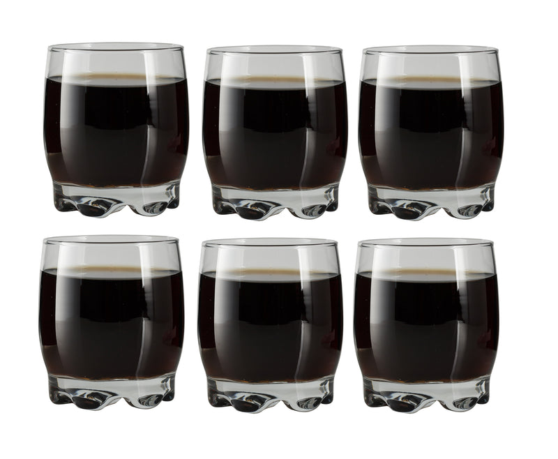 Tumbler Glasses. Drinks Water Glass Juice Whisky Tumblers. (290 ml) (Pack of 6)