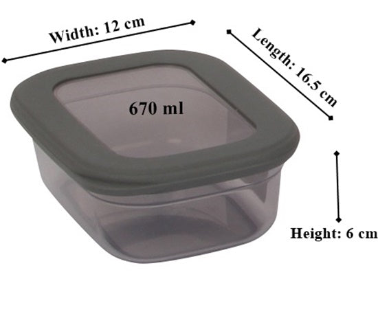 Strong Plastic Microwavable Food Storage Containers with Lids. (Pack of 5 & 10).