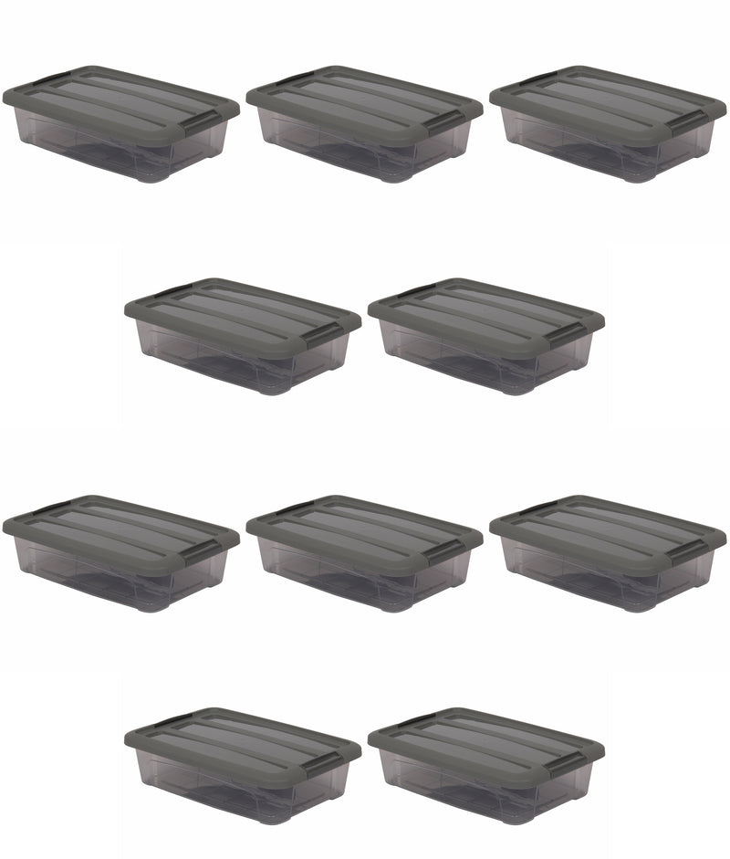 Strong Plastic Microwavable Food Storage Containers with Lids. (Pack of 5 & 10).