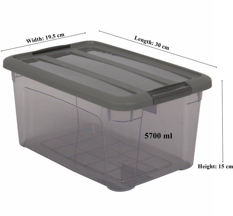 Strong Plastic Microwavable Food Storage Containers with Lids. (Pack of 5 & 10).