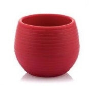 Small Colourful Flower Pot. Decorative Indoor Cactus Pot. (Pack of 9) (0.13L / 0.51L / 1.3L)