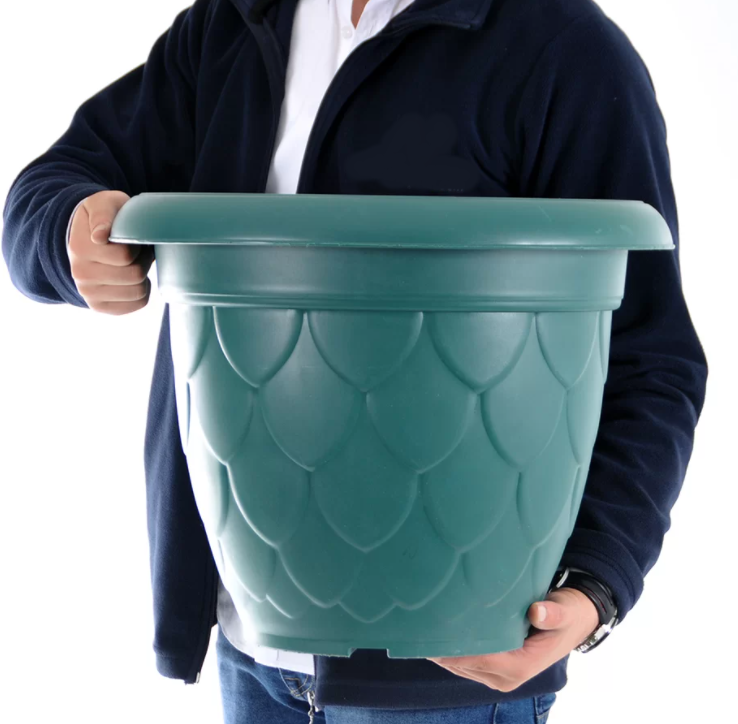 25 Litre Plant Pot. Large Plant Pot and Saucer. Flower Planter Plant Pot UK.