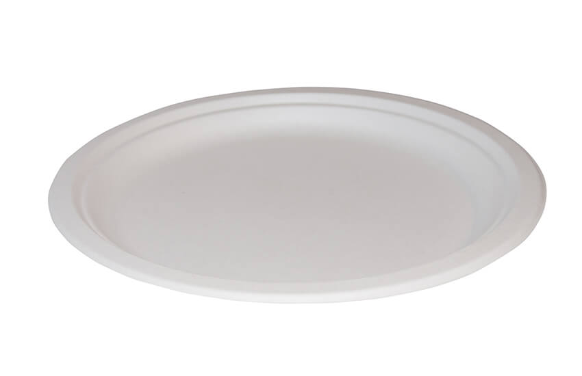 Go-Pak Edenware Strong Bagasse (9 inch) Biodegradable Paper Plate (Box of 500).