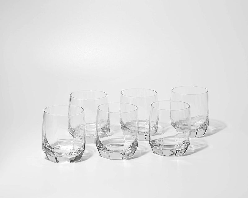 3 Different Sizes Glasses Set. Highball & Tumblers. (Set of 18) (385/310/215 ml)