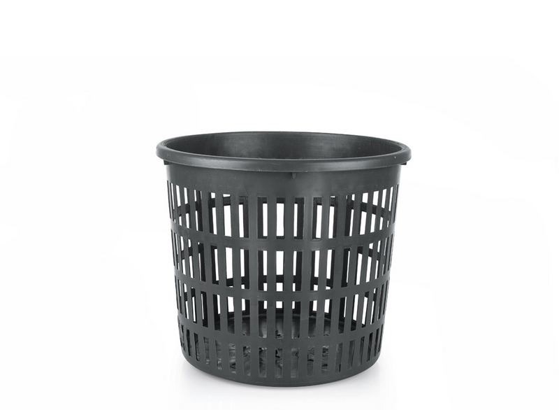 Round Black Pond Planting Garden Basket. Aquatic Pots. (Pack of 5) (6.7 L/11 L/21 L).