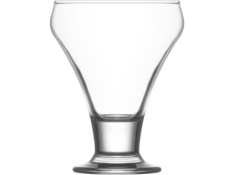 Ice Cream Sundae Dessert Glass Bowls. (Pack of 6) Pudding Fruit Appetiser Dish.