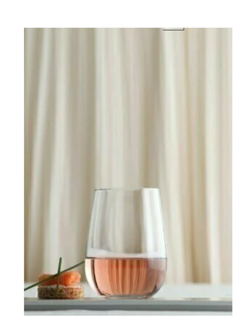 6 x Clear Drinking Tumbler Glass Set. Juice Water Whiskey Tumblers. (475 ml)