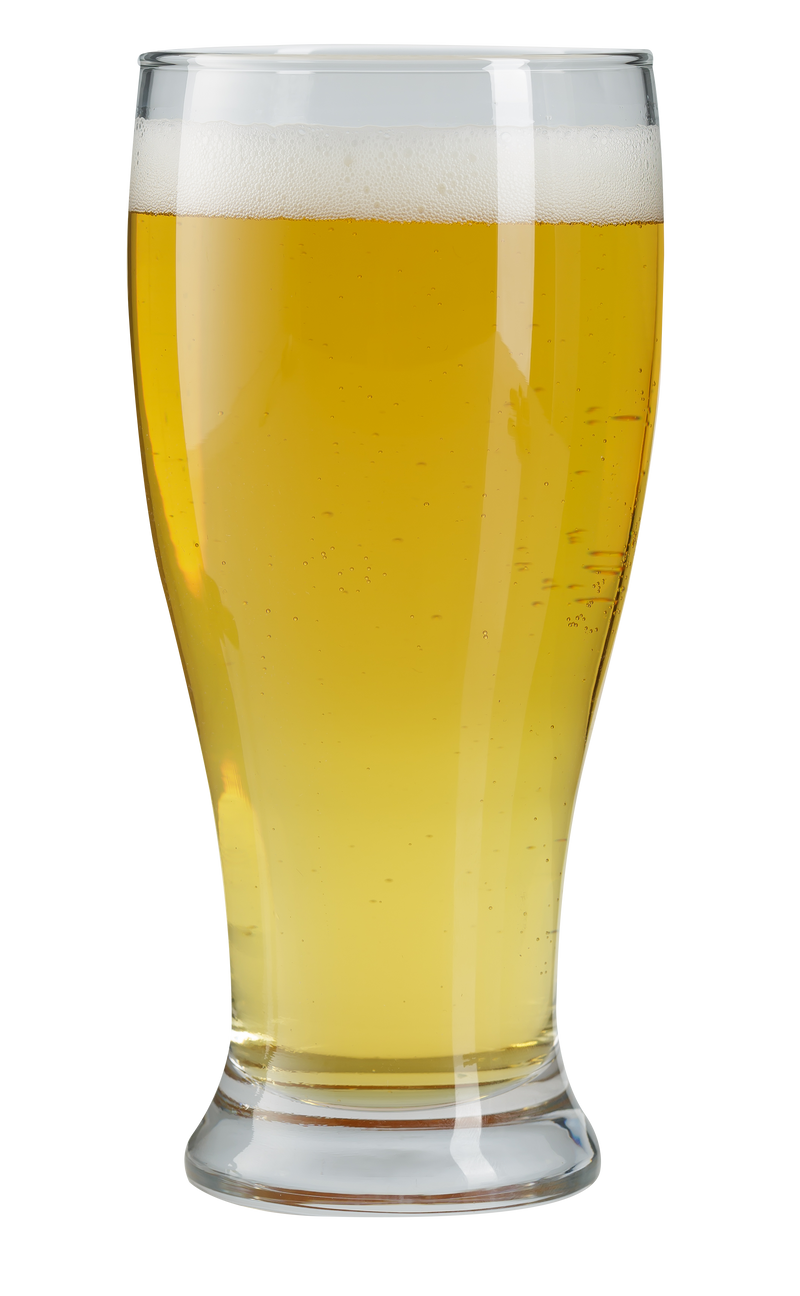 Beer Pint Glasses. Large Plain Modern Style. (565 ml / 56 cl) (Pack of 6)