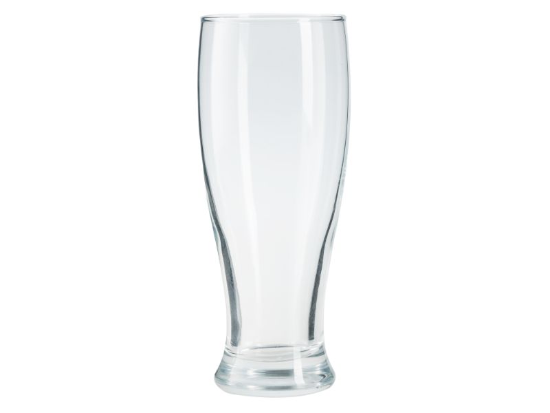 Half Pint Beer Pilsner Glasses. Plain Modern Style. (Pack of 6) (330 cc/ml)