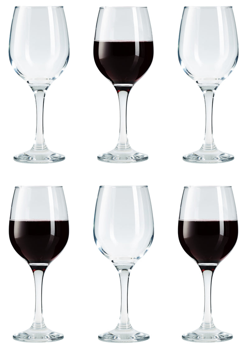 Wine Glasses Drinking Set. Cocktail Glasses. (Pack of 6) (300 cc/ml).