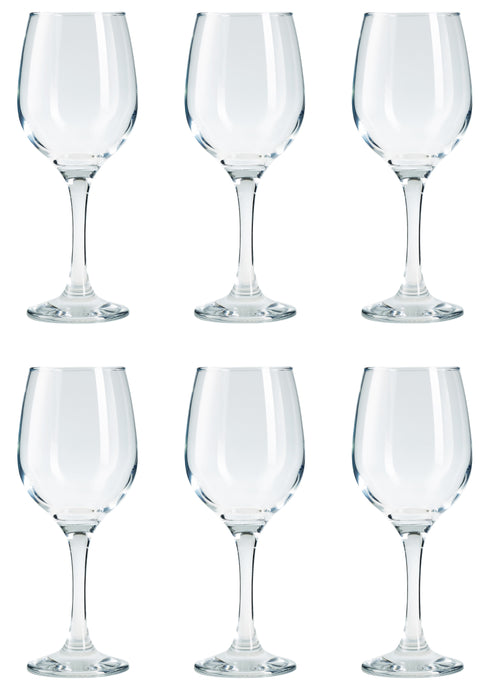 Wine Glasses Drinking Set. Cocktail Glasses. (Pack of 6) (300 cc/ml).