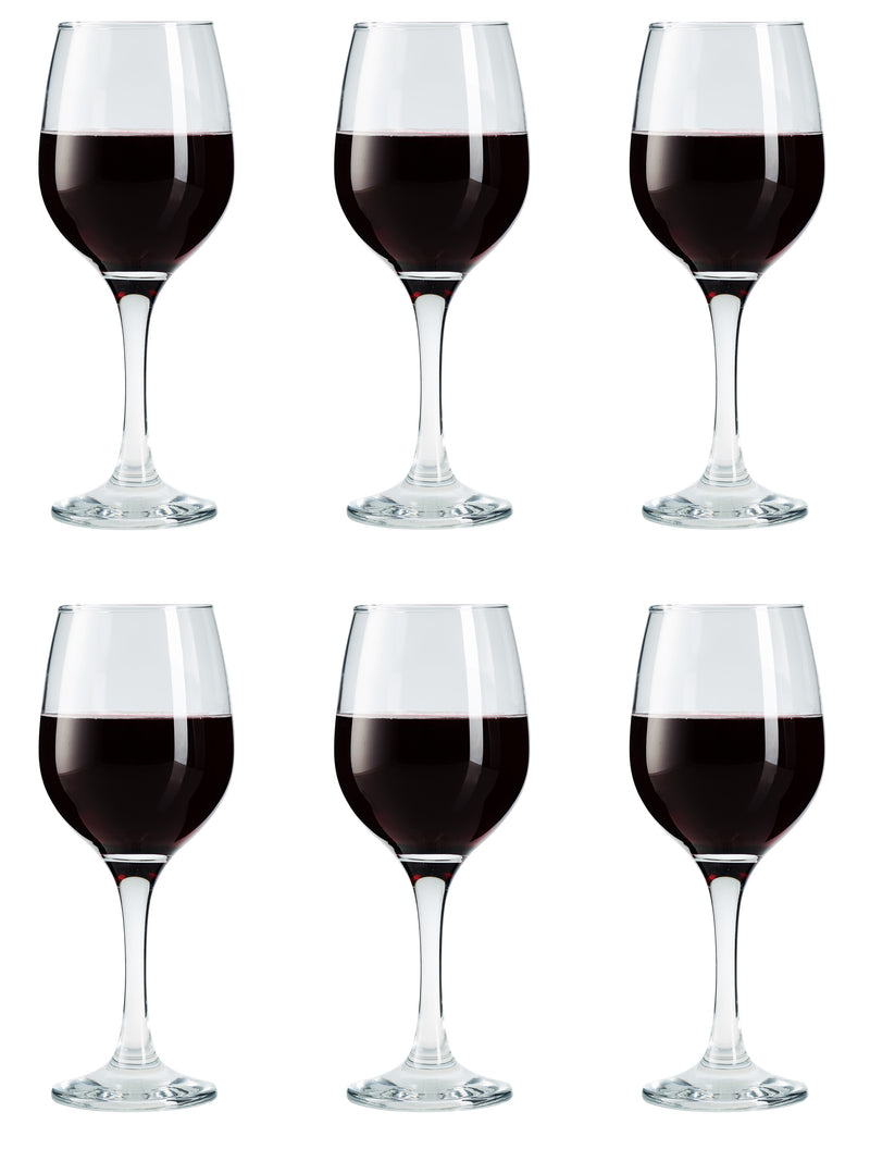 Wine Glasses Drinking Set. Cocktail Glasses. (Pack of 6) (300 cc/ml).