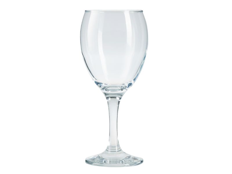 Classic Wine Glasses Set. Clear Wine Goblet. Stemmed Red Wine Glasses. (Pack of 6) (340 cc)