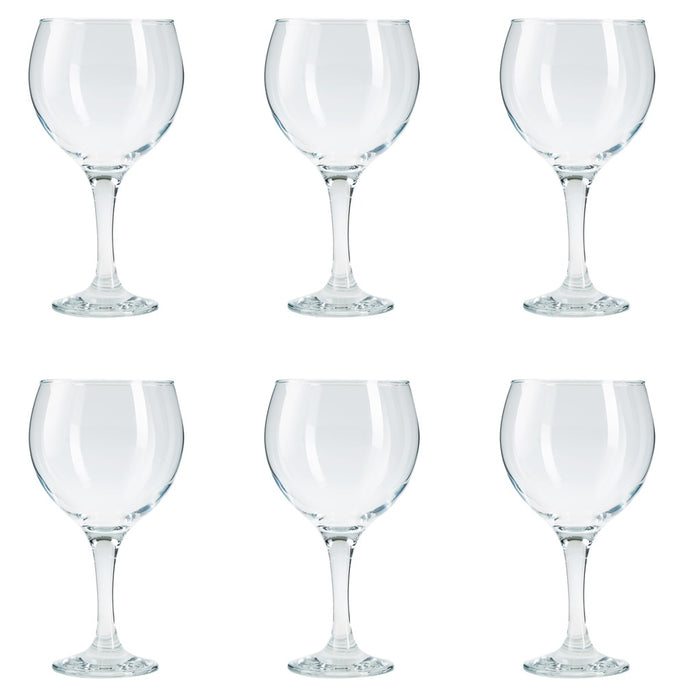 Gin Tonic Cocktail Glasses. Large Copa Gin Balloon. (645 ml) (Pack of 6)