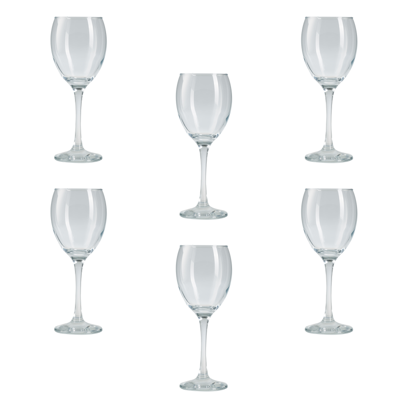 Elevate Your Wine Experience with our Long Stem White Wine Glasses - Set of 6