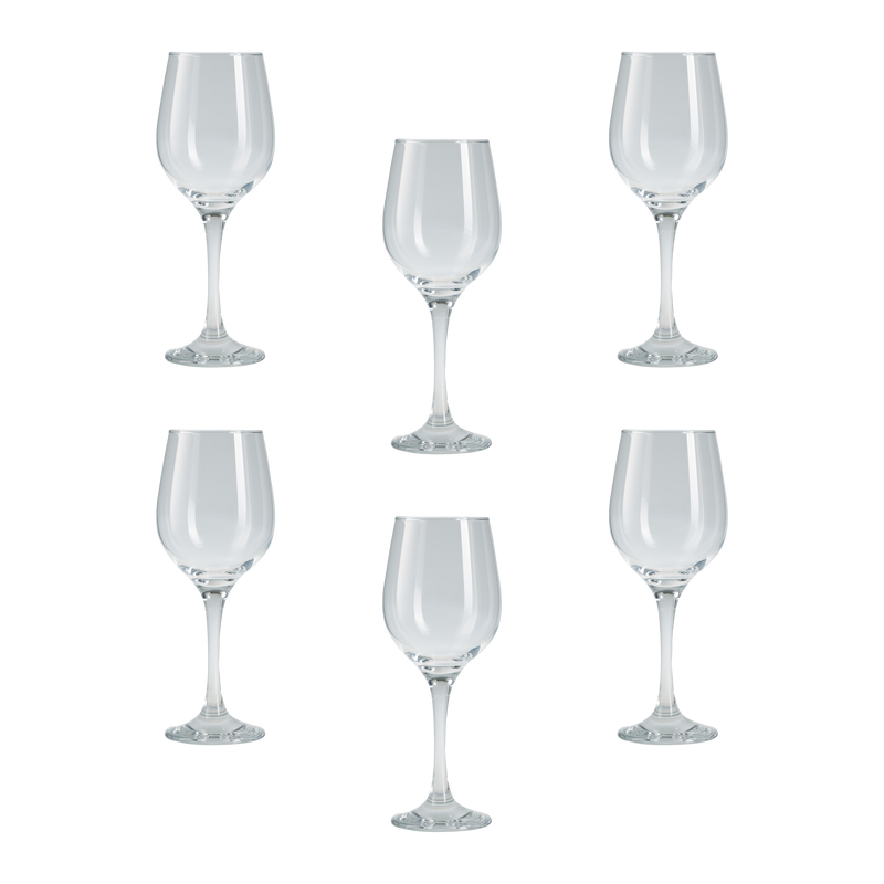 Extra Large Red Wine Glasses. Stemware Wine Goblets. (Pack of 6) (480 cc/ml).