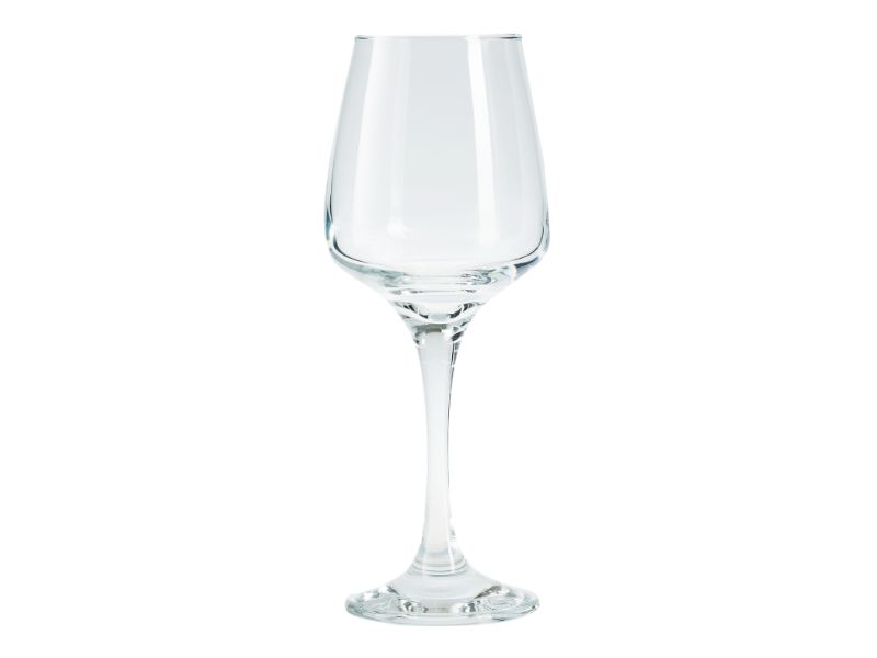 Wine Glasses Set. Contemporary White / Red Wine Goblet. (Pack of 6) (330 cc/ml)