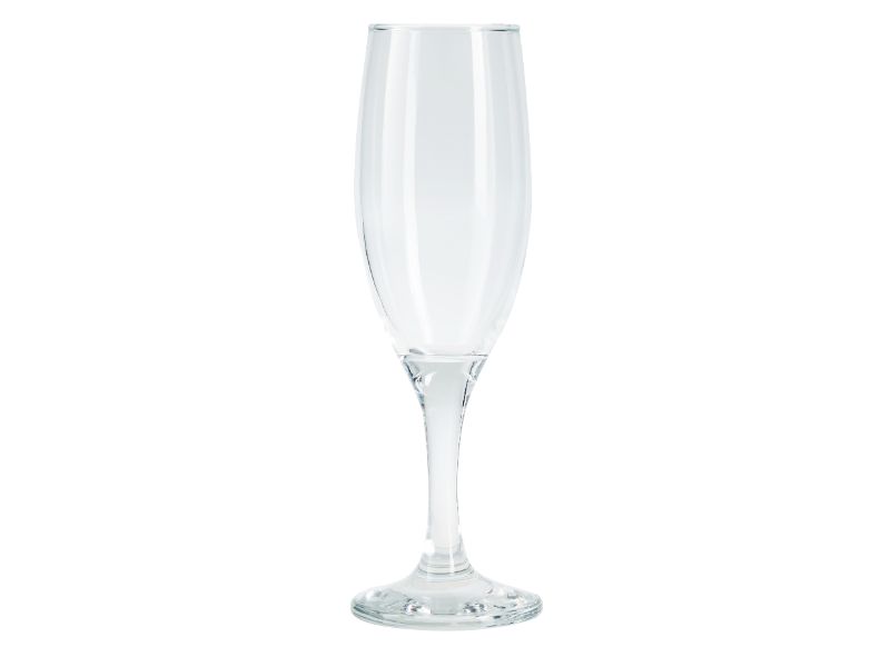 Champagne Flute Glasses. Long Steam Prosecco Glass. Party Drinkware. (Pack of 6)