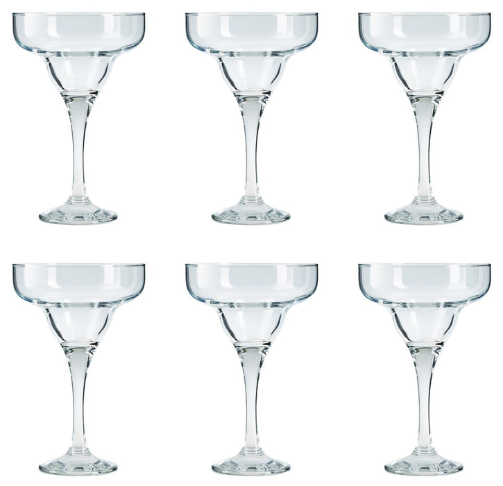 Margarita Glasses. Cocktail Coupe Serving Glasses. (Set of 6) (295 ml)