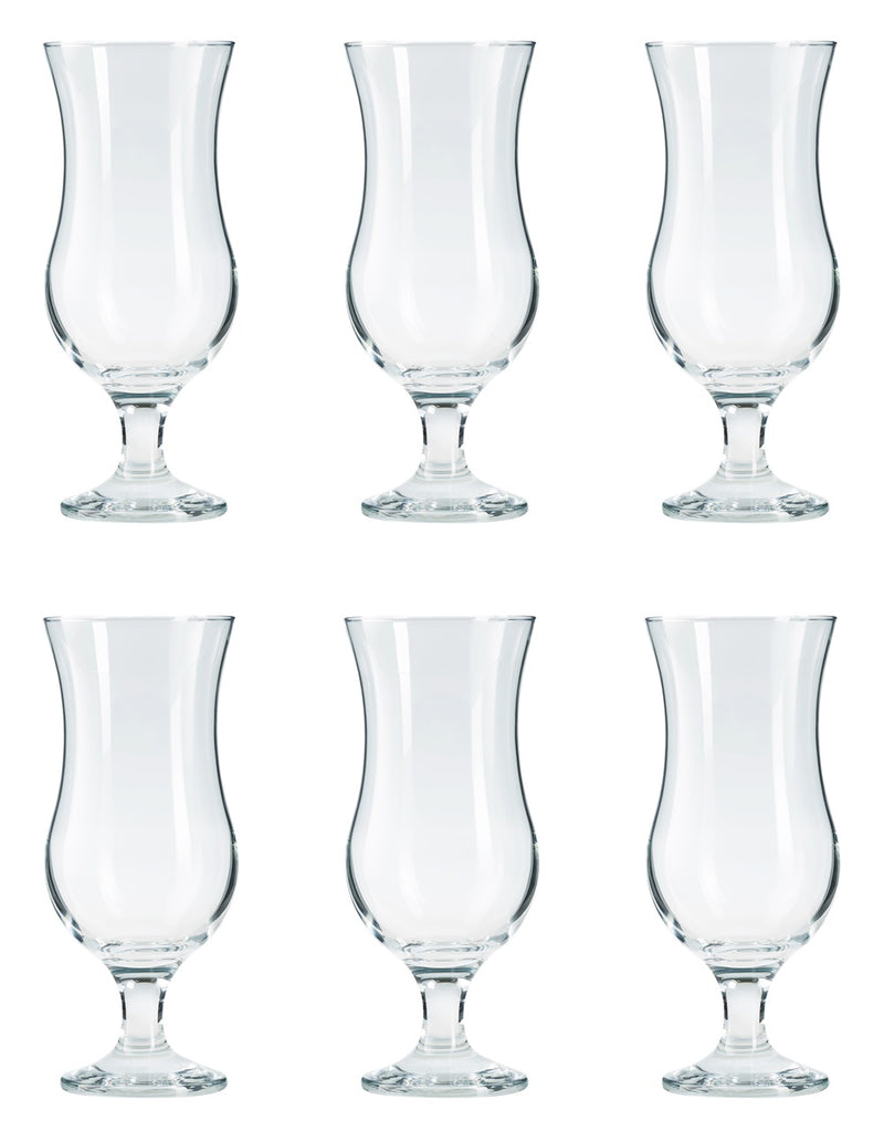 Cocktail Drinking Glasses. Pina Colada Glass. (Set of 6) (390 ml)