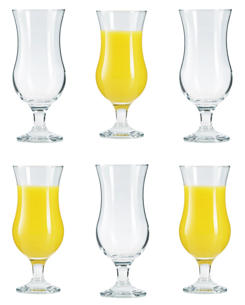 Cocktail Drinking Glasses. Pina Colada Glass. (Set of 6) (390 ml)