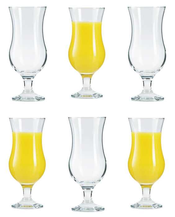 Cocktail Drinking Glasses. Pina Colada Glass. (Set of 6) (390 ml)