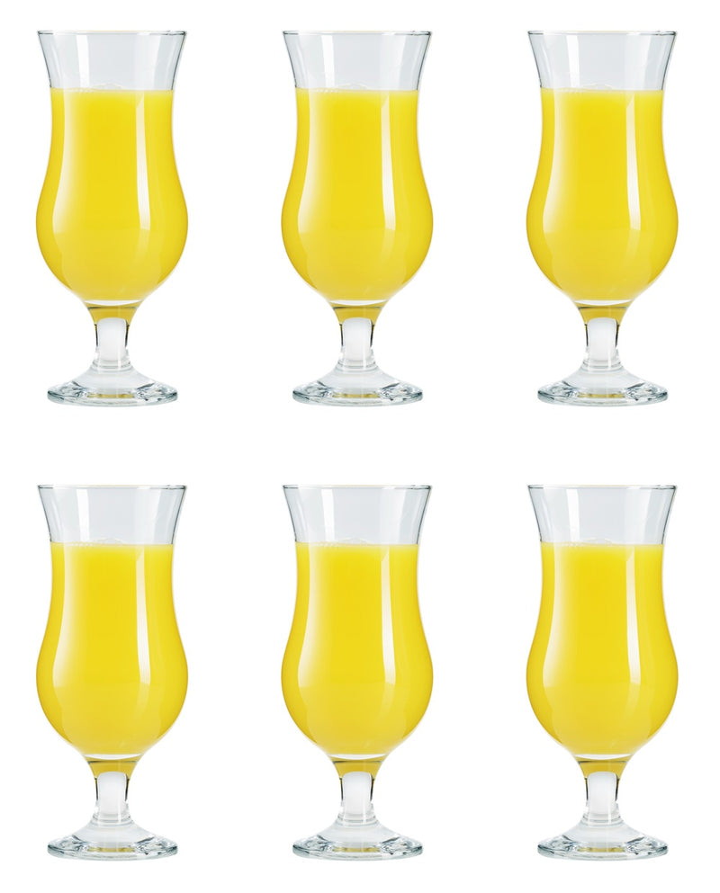 Cocktail Drinking Glasses. Pina Colada Glass. (Set of 6) (390 ml)