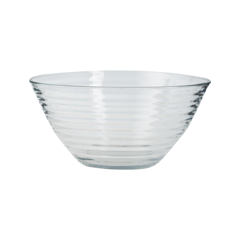 Glass Bowl. Salad, Dessert, Fruit, Trifle, Punch Dish. (2010 ml)